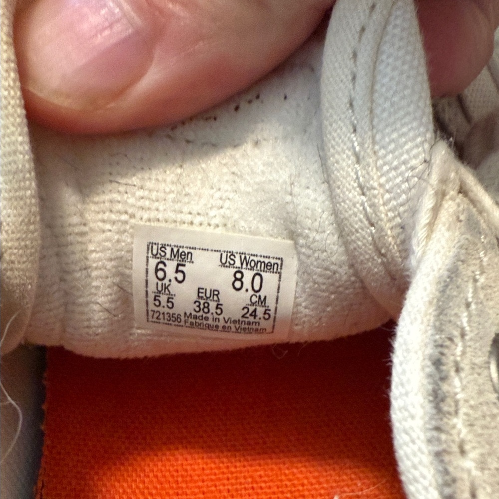 Vans Classic Off-White Canvas Sneakers - Picture 6 of 6